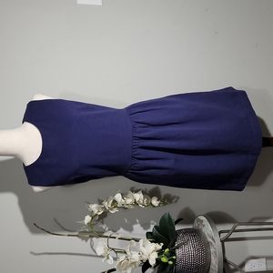 NWT J. Crew Navy Blue Sleeveless Fit and Flare Dress Size XL